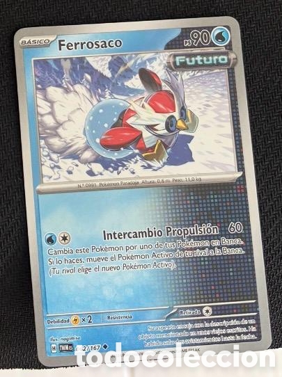 Coleccionismo cromos antiguos: 062/167 Ferrosaco CARTA POKEMON TCG