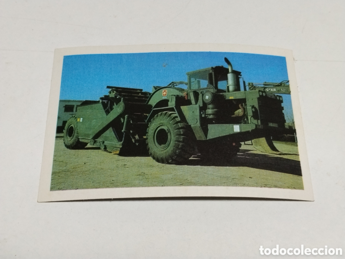 Coleccionismo cromos antiguos: Cromo Nuestros Ejercitos Mototrailla Vabco