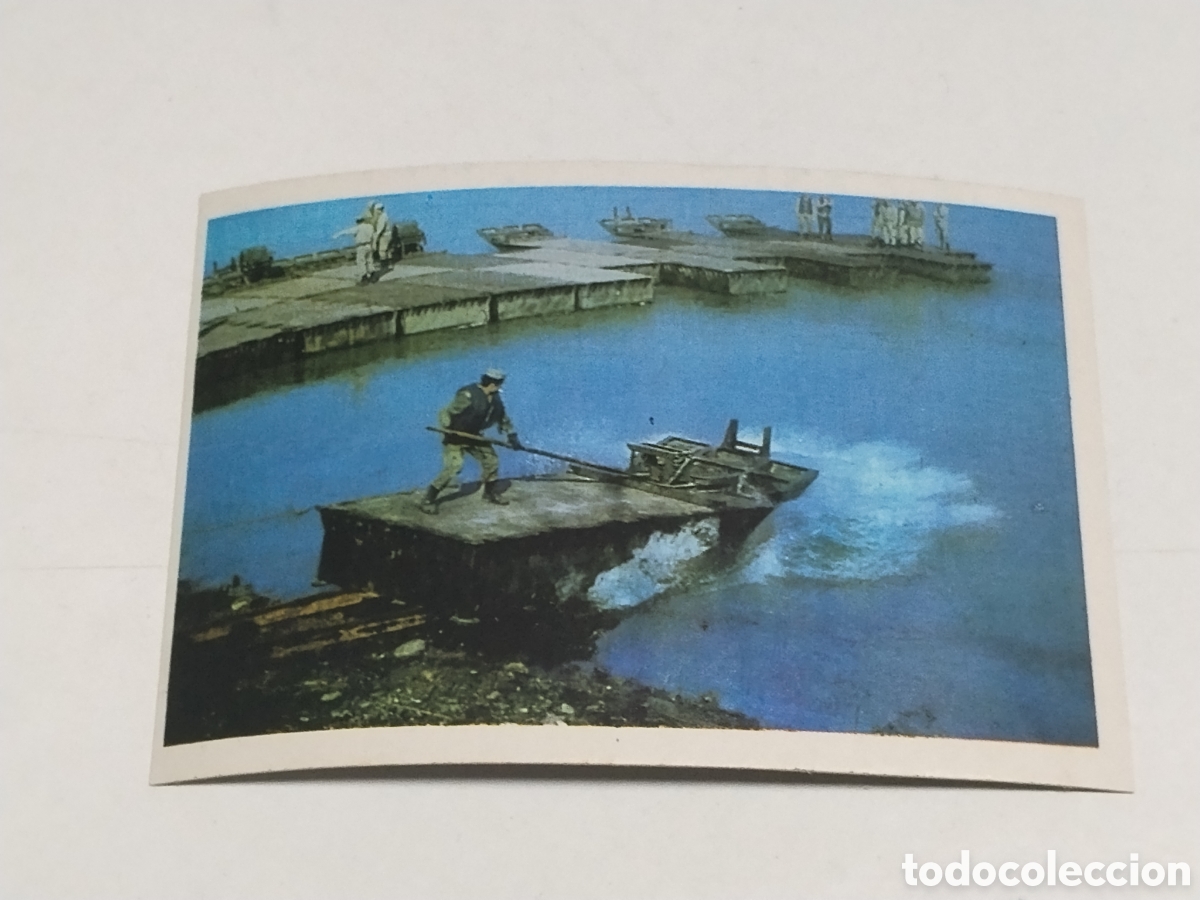 Coleccionismo cromos antiguos: Cromo Nuestros Ejercitos Pontoneros