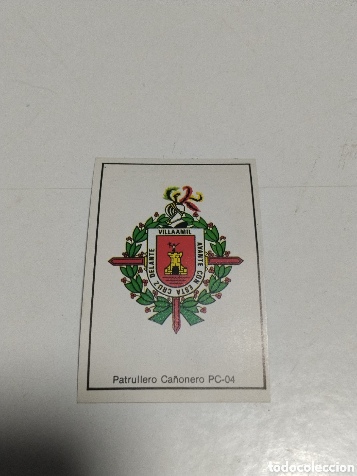 Coleccionismo cromos antiguos: Cromo Nuestros Ejercitos Patrullero Ca&ntilde;onero PC-04