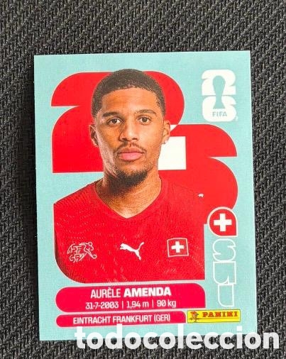Coleccionismo cromos antiguos: AMENDA SUIZA CROMO FIFA WORLD CUP 2026 MUNDIAL STICKER PANINI