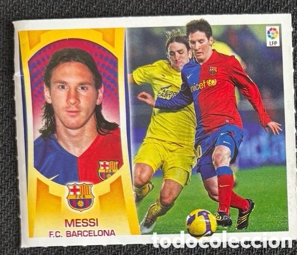 Coleccionismo cromos antiguos: CROMO MESSI FC BARCELONA LIGA ESTE 2009 2010