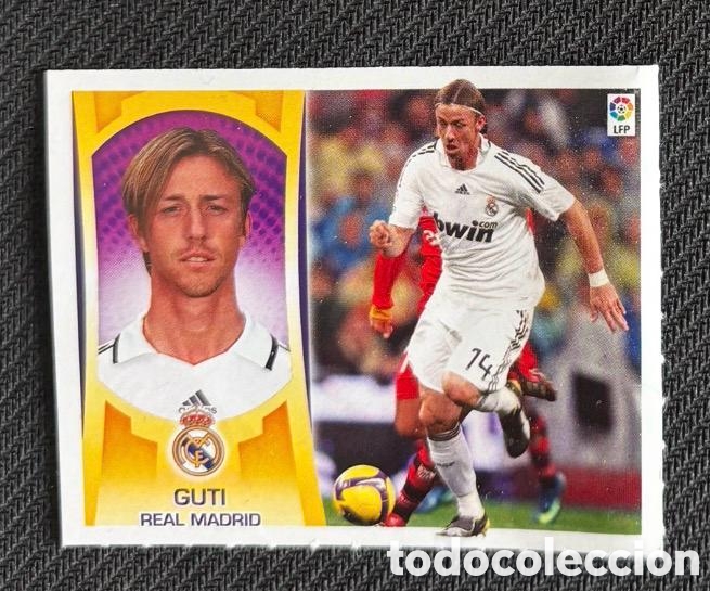 Coleccionismo cromos antiguos: CROMO GUTI REAL MADRID LIGA ESTE 2009 2010