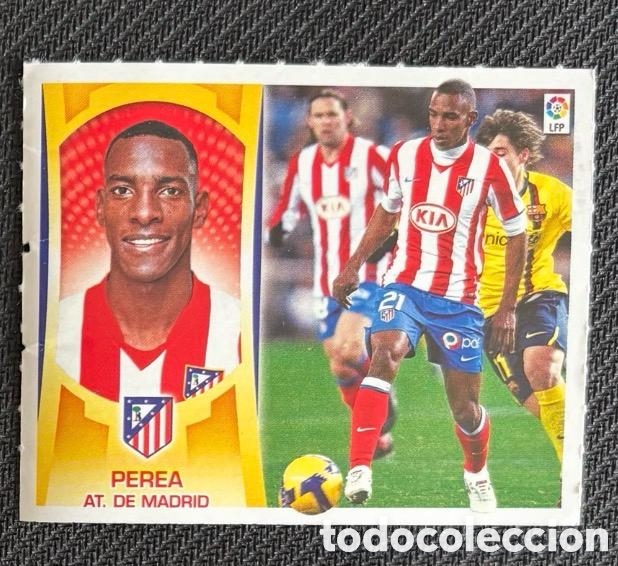 Coleccionismo cromos antiguos: CROMO PEREA ATLETICO DE MADRID LIGA ESTE 2009 2010