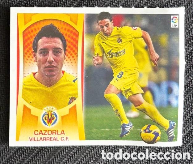 Coleccionismo cromos antiguos: CROMO CAZORLA VILLARREAL LIGA ESTE 2009 2010