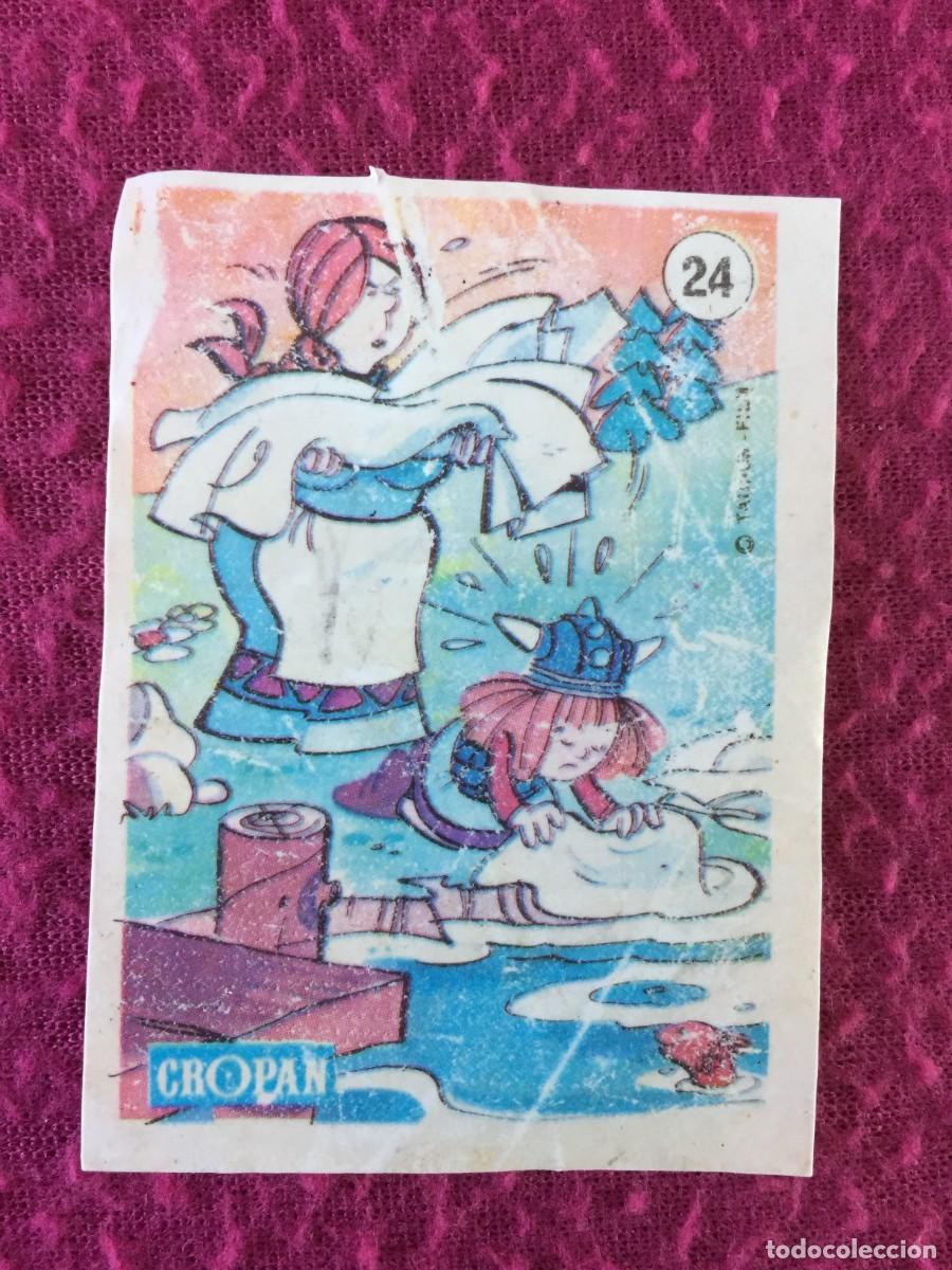 Coleccionismo cromos antiguos: CROMO CROPAN WICKIE VICKIE EL VIKINGO N&ordm; 24 SIN PEGAR