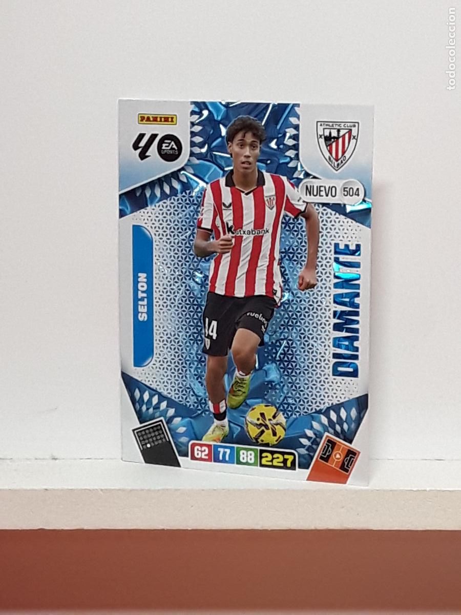 Coleccionismo cromos antiguos: ADRENALYN 2025 2026 25 26 ALBUM PANINI LIGA N 504 ATHLETIC DIAMANTE SELTON