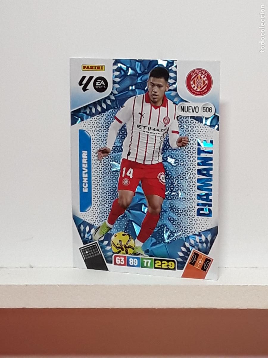 Coleccionismo cromos antiguos: ADRENALYN 2025 2026 25 26 ALBUM PANINI LIGA N 506 GIRONA DIAMANTE ECHEVERRI