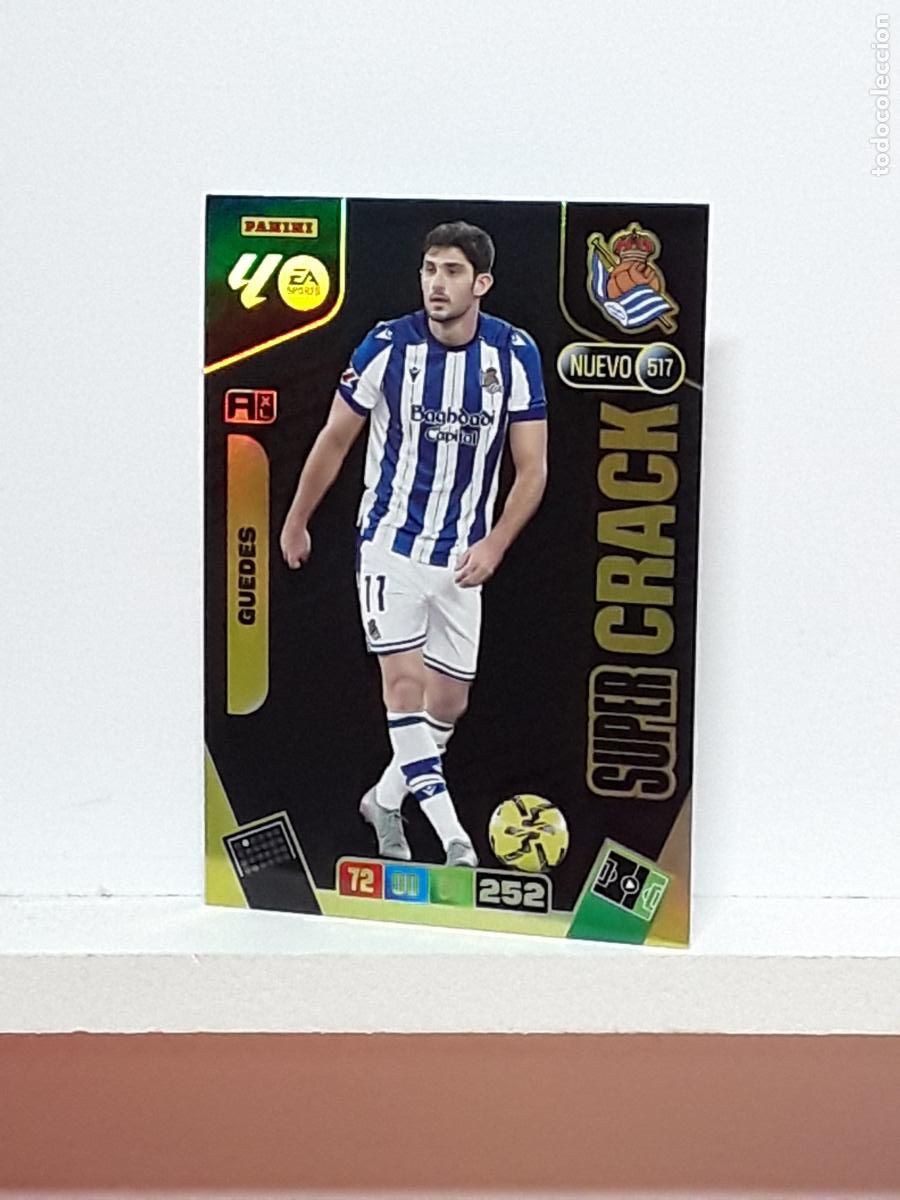 Coleccionismo cromos antiguos: ADRENALYN 2025 2026 25 26 ALBUM PANINI LIGA N 517 REAL SOCIEDAD SUPER CRACK GUEDES