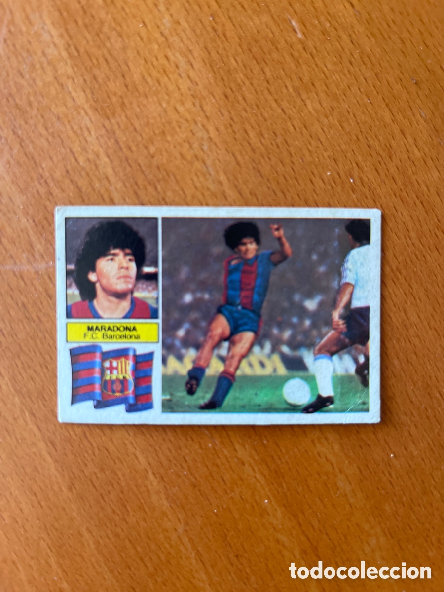 Coleccionismo cromos antiguos: Cromo Maradona FC Barcelona 82/83