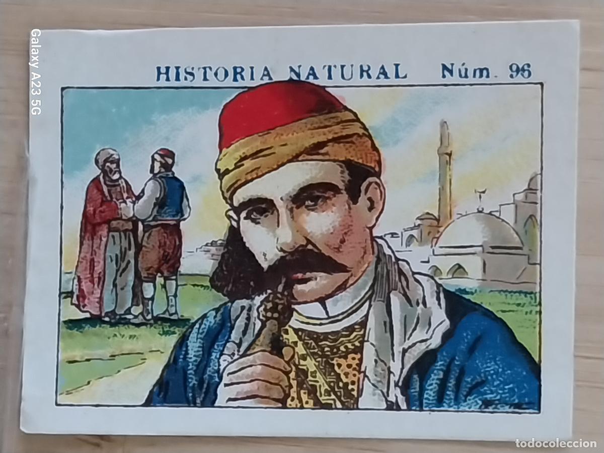 Coleccionismo cromos antiguos: TURCOS CHOCOLATES JUNCOSA CROMO 96 SIN PEGAR NUNCA -*****- HISTORIA NATURAL A&Ntilde;O 1935 5X3.5CMS