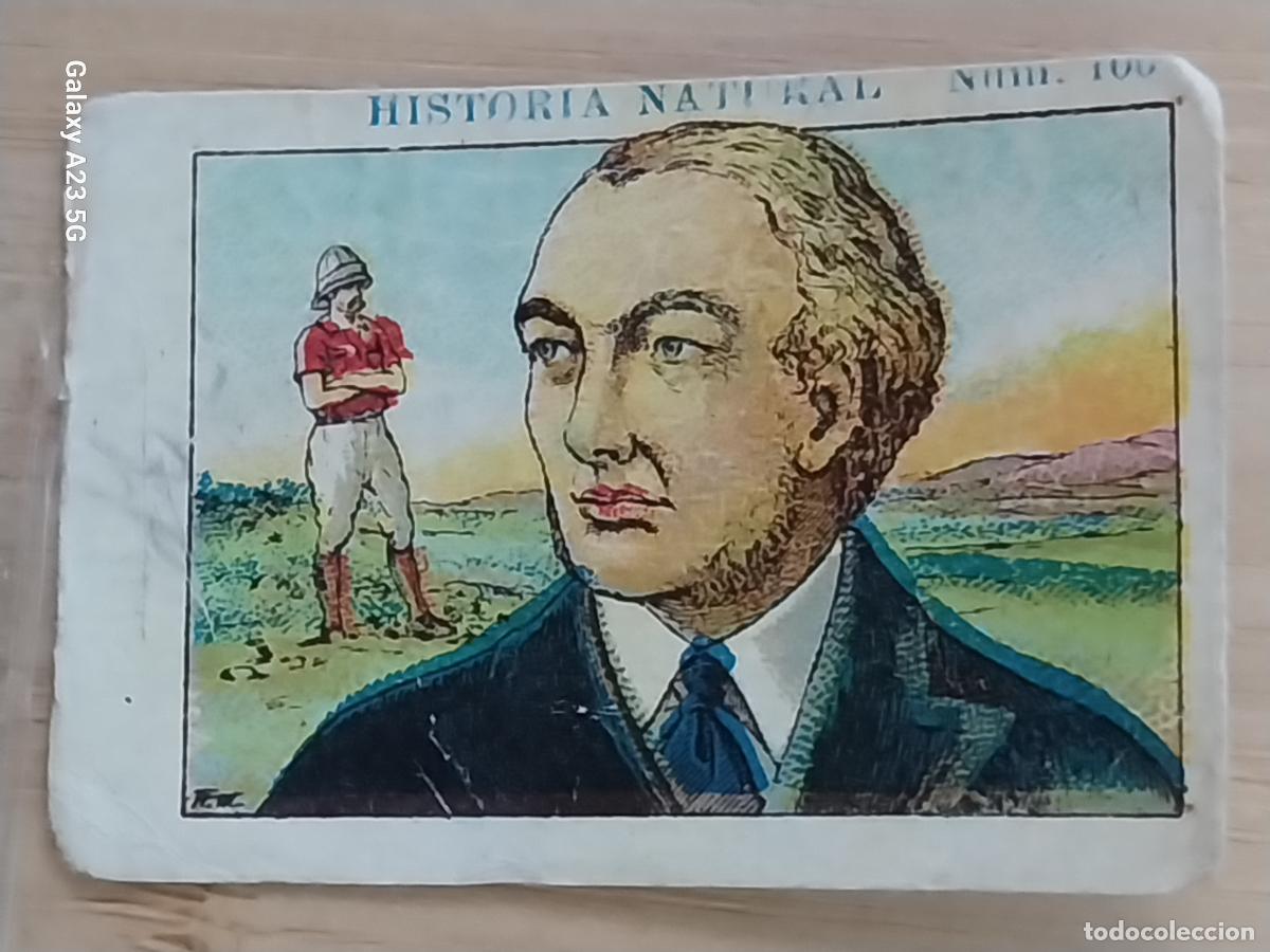 Coleccionismo cromos antiguos: INGLESES CHOCOLATES JUNCOSA CROMO 100 SIN PEGAR NUNCA -*..*- HISTORIA NATURAL A&Ntilde;O 1935 5X3.5CMS