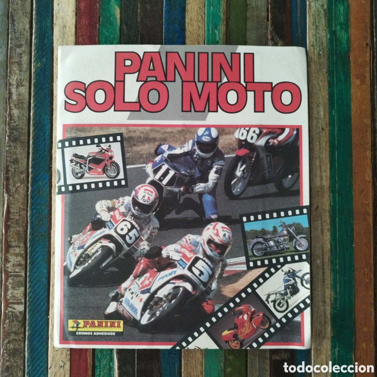 Collectionnisme Cartes &agrave; collectionner anciennes: ALBUM PANINI SOLO MOTO , COMPLETO EN MUY BUEN ESTADO, CON CUP&Oacute;N