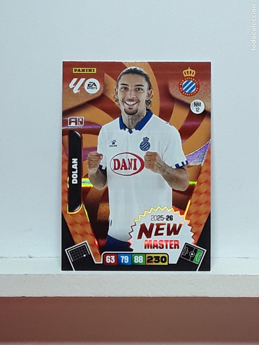 Coleccionismo cromos antiguos: ADRENALYN 2025 2026 25 26 ALBUM PANINI LIGA N NM12 NM 12 ESPANYOL NEW MASTER DOLAN