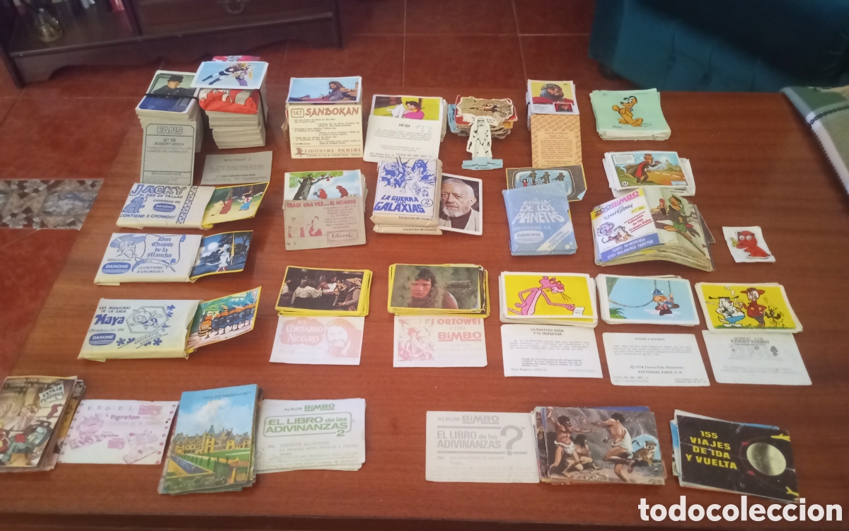 Colecionismo Cromos antigos: Cromos antiguos de los a&ntilde;os 70 y 80