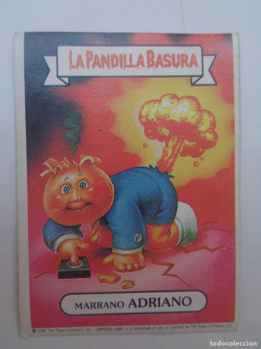 Colecionismo Cromos antigos: CROMO DE LA PANDILLA BASURA : N&ordm; 55 , MARRANO ADRIANO . DE SUPER POP , A&Ntilde;OS 80