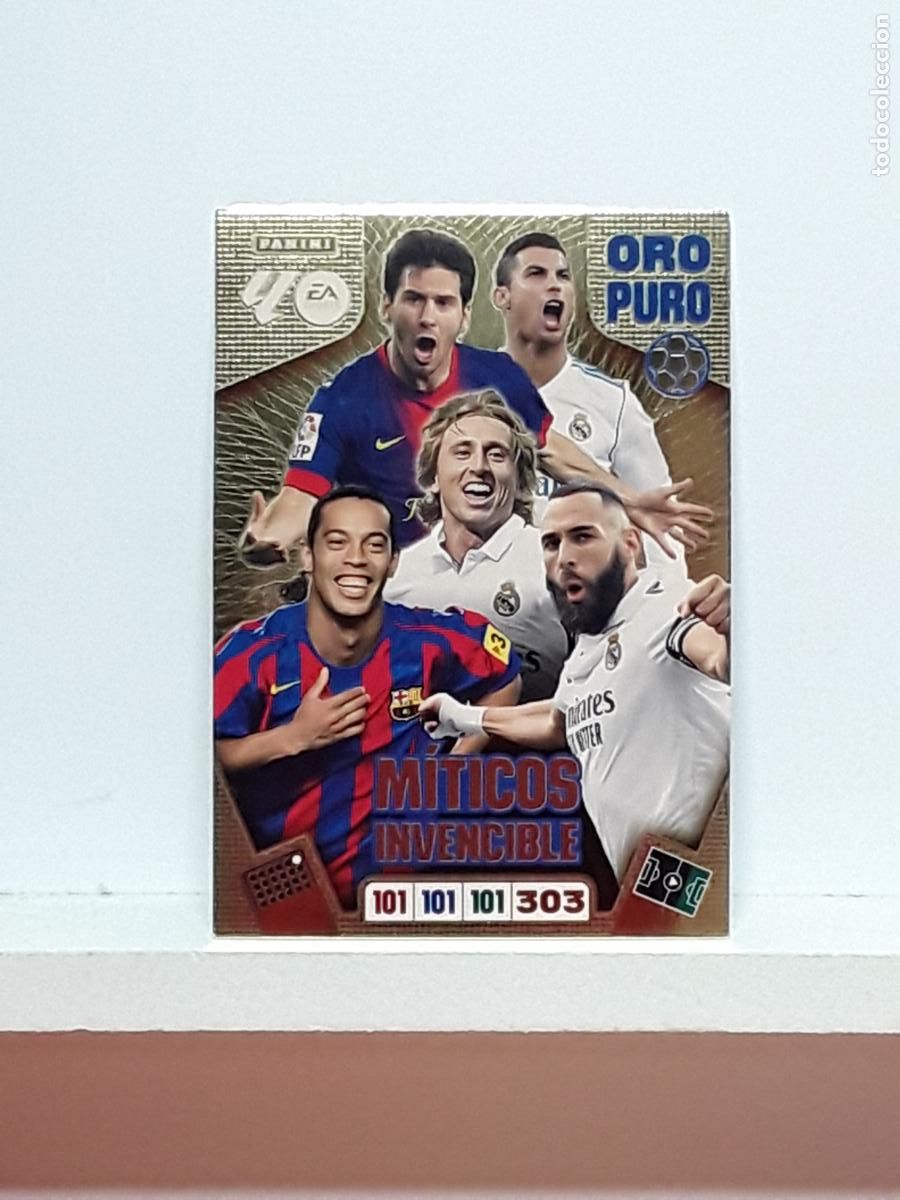 Coleccionismo cromos antiguos: ADRENALYN 2025 2026 25 26 ALBUM PANINI LIGA N REAL MADRID BARCELONA ORO PURO MITICOS INVENCIBLE