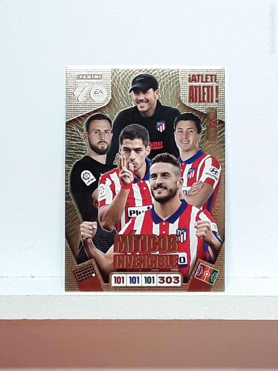 Coleccionismo cromos antiguos: ADRENALYN 2025 2026 25 26 ALBUM PANINI LIGA N ATLETICO MADRID ATLETI MITICOS INVENCIBLE