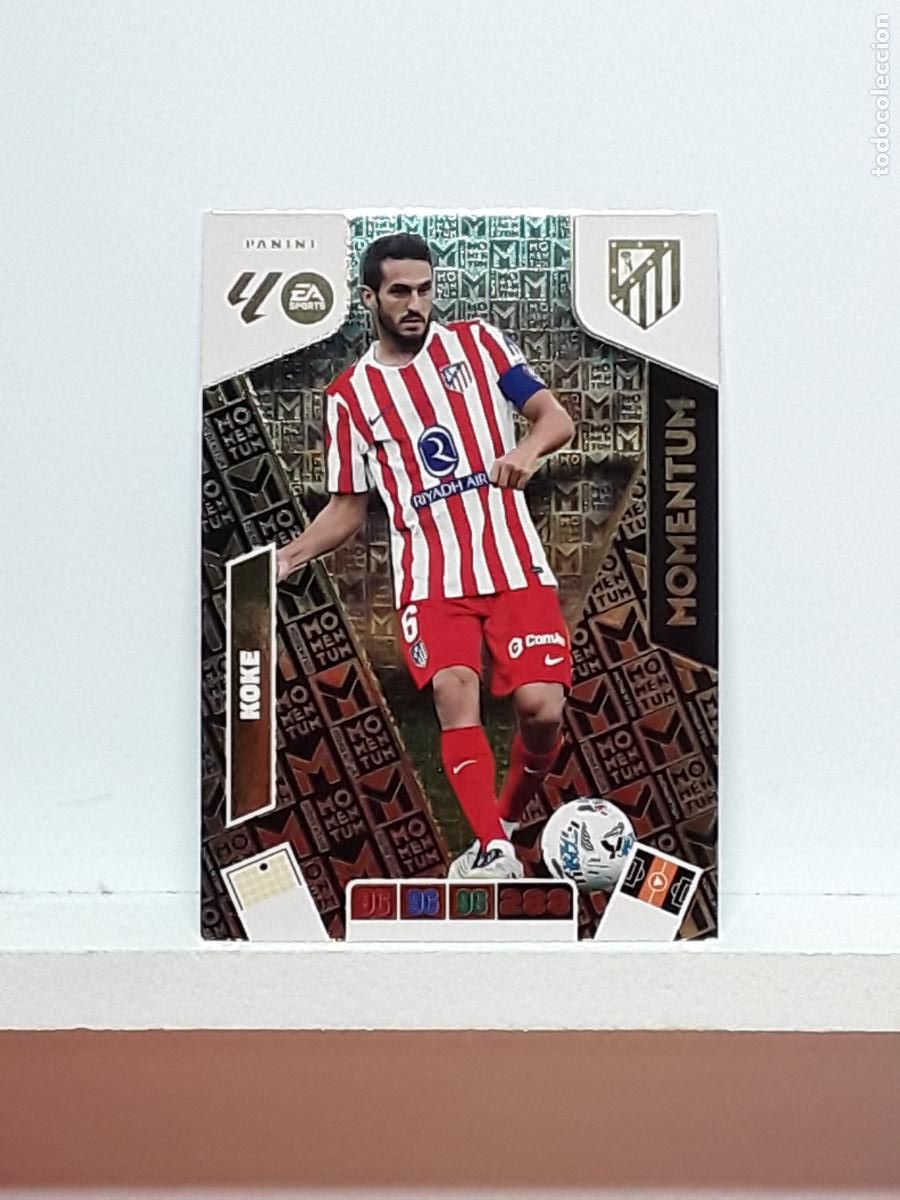 Coleccionismo cromos antiguos: ADRENALYN 2025 2026 25 26 ALBUM PANINI LIGA N ATLETICO MADRID MOMENTUM KOKE