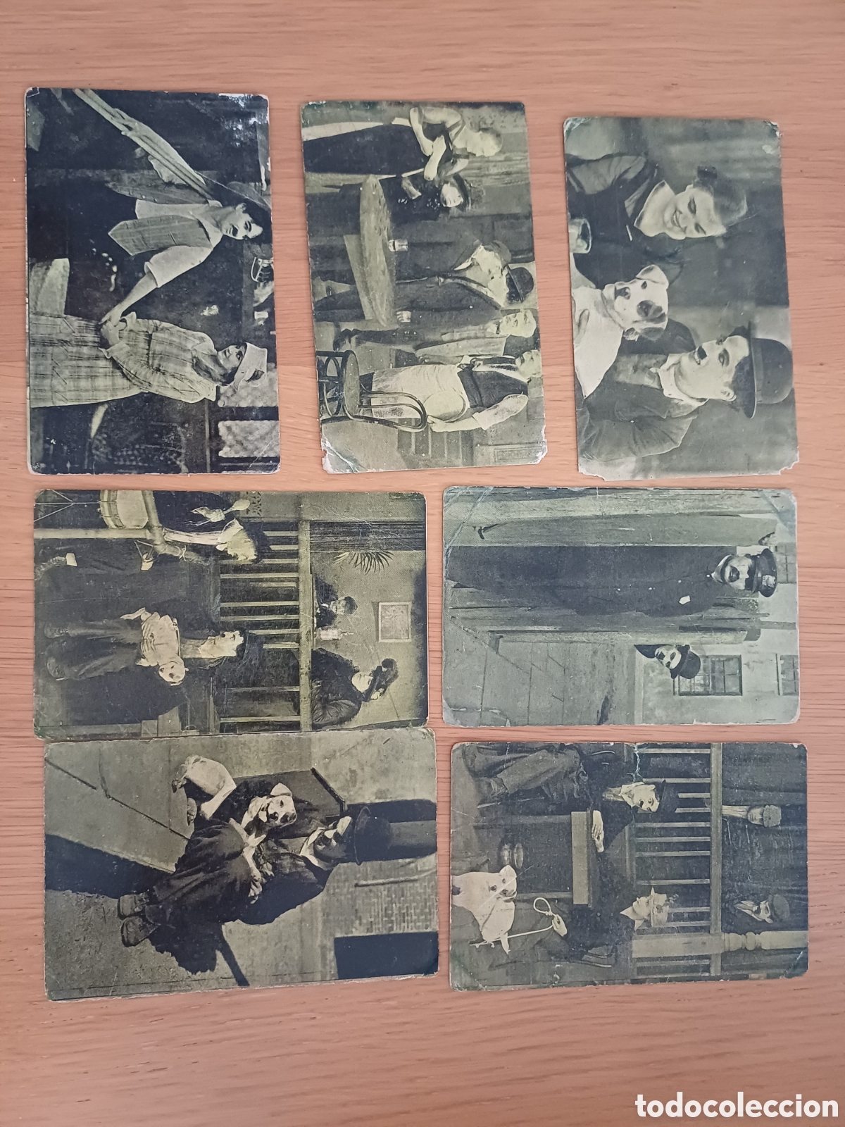 Coleccionismo cromos antiguos: 22 cromos antiguos cine mudo