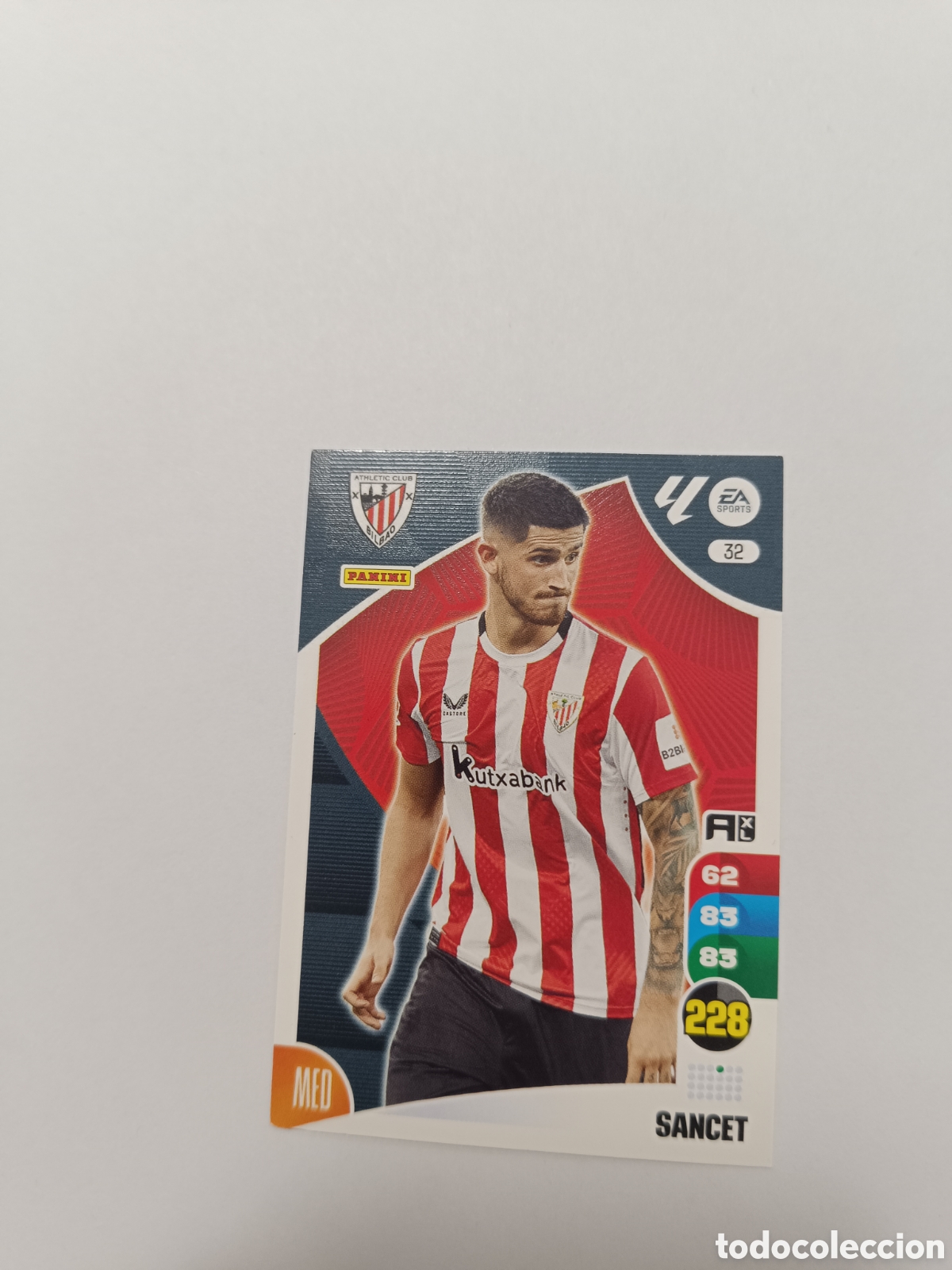 Coleccionismo cromos antiguos: Adrenalyn 24-25 athletic club sancet 32