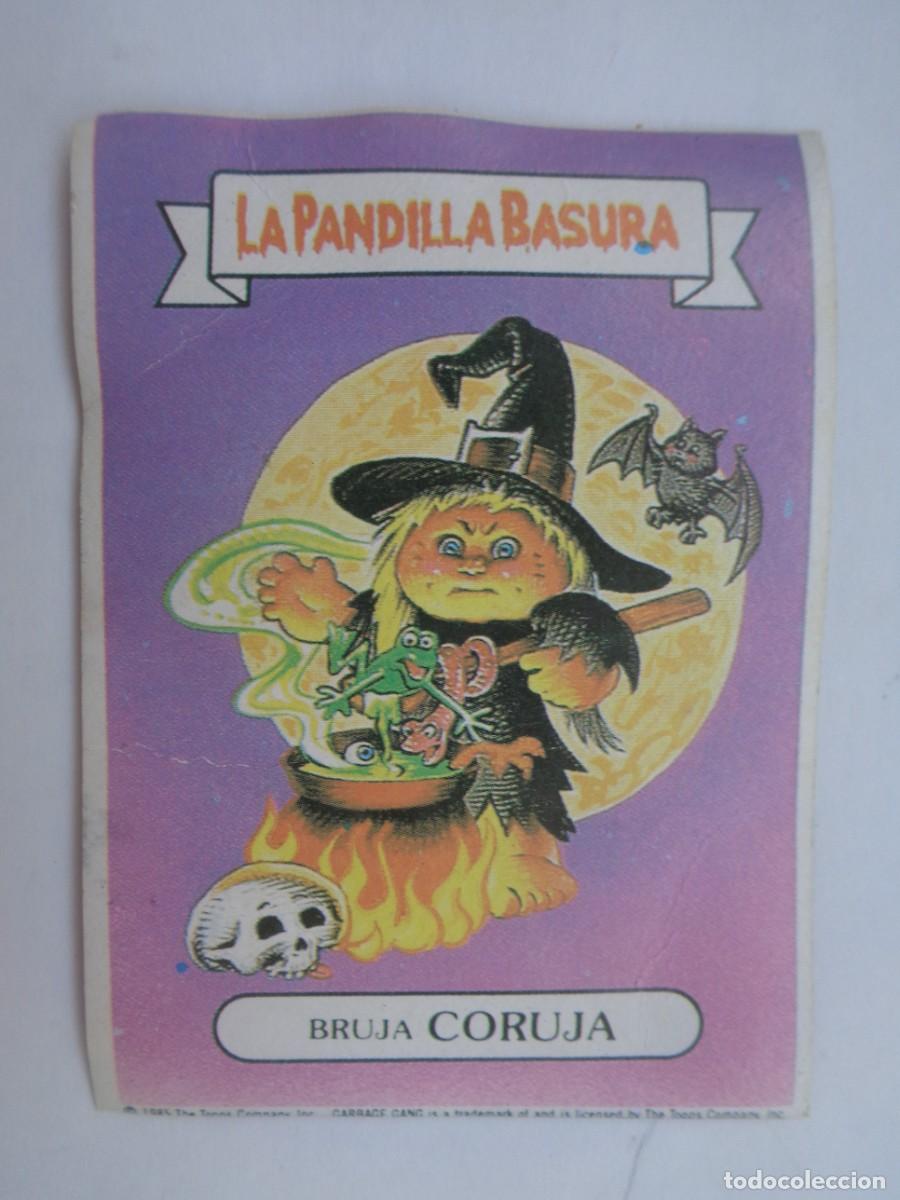 Coleccionismo cromos antiguos: CROMO DE LA PANDILLA BASURA : N&ordm; 4 , BRUJA CORUJA . DE SUPER POP , 1986