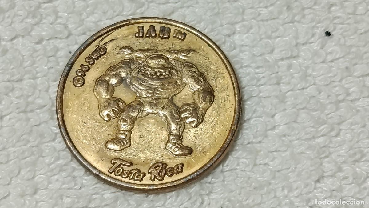 Coleccionismo cromos antiguos: ANTIGUA FICHA MONEDA STREET SHARKS JAB 100 TIBUDOLARES GALLETAS TOSTA RICA CUETARA A&Ntilde;OS 90