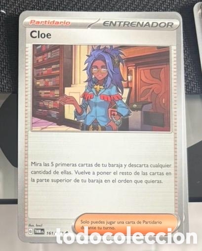 Coleccionismo cromos antiguos: 161/167 Cloe CARTA POKEMON TCG