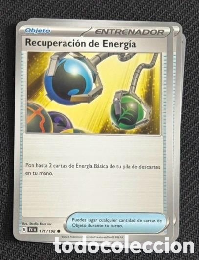 Coleccionismo cromos antiguos: 171/198 Recuperaci&oacute;n de energ&iacute;a CARTA POKEMON TCG