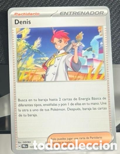 Coleccionismo cromos antiguos: 105/131 Denis CARTA POKEMON TCG