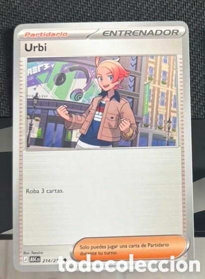 Coleccionismo cromos antiguos: 214/217 Urbi CARTA POKEMON TCG