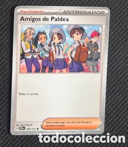 Coleccionismo cromos antiguos: 109/131 Amigos de Paldea CARTA POKEMON TCG