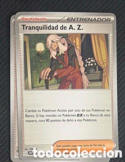 Coleccionismo cromos antiguos: 076/086 Tranquilidad de A.Z. CARTA POKEMON TCG