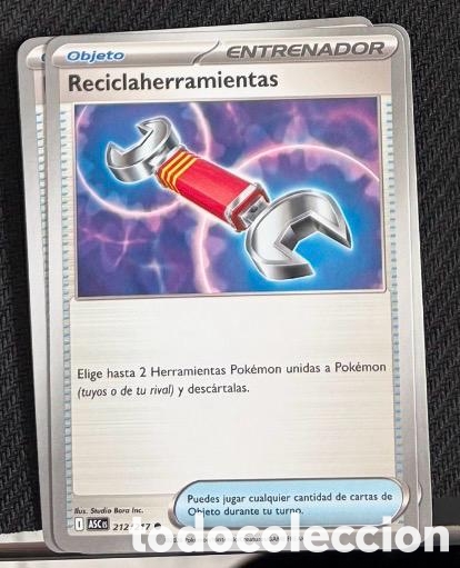 Coleccionismo cromos antiguos: 212/217 Reciclaherramientas CARTA POKEMON TCG
