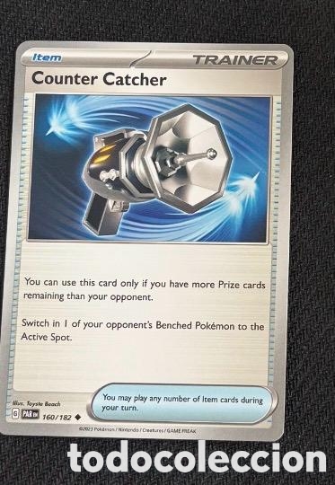 Coleccionismo cromos antiguos: 160/182 Counter catcher CARTA POKEMON TCG