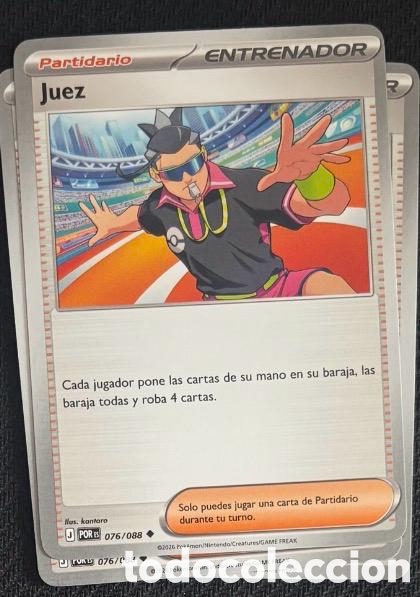 Coleccionismo cromos antiguos: 076/088 Juez CARTA POKEMON TCG