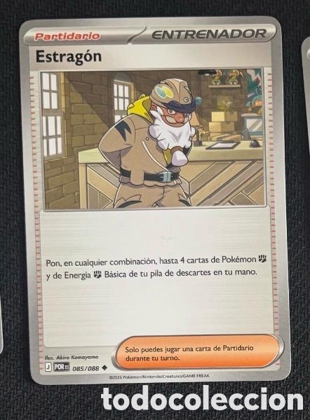 Coleccionismo cromos antiguos: 085/088 Estrag&oacute;n CARTA POKEMON TCG