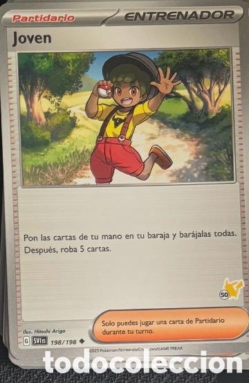 Coleccionismo cromos antiguos: 198/198 Joven CARTA POKEMON TCG