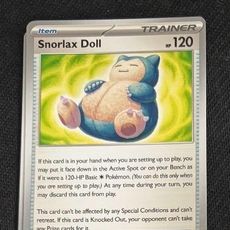 snorlax doll pokemon card - 175/182 - Paradox Rift - Reverse Foil The Snorlax Doll Alakazam ex