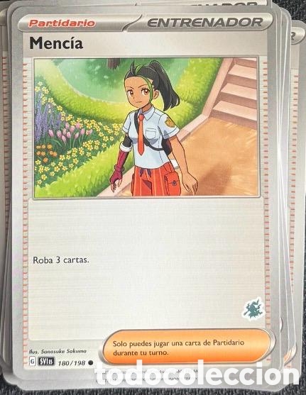 Coleccionismo cromos antiguos: 180/198 Mencia CARTA POKEMON TCG