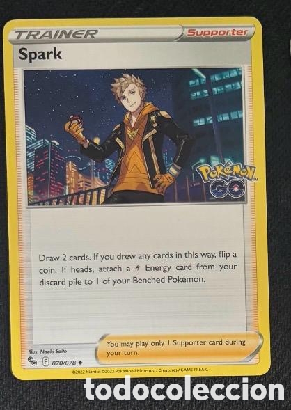 Coleccionismo cromos antiguos: 070/078 Spark CARTA POKEMON TCG