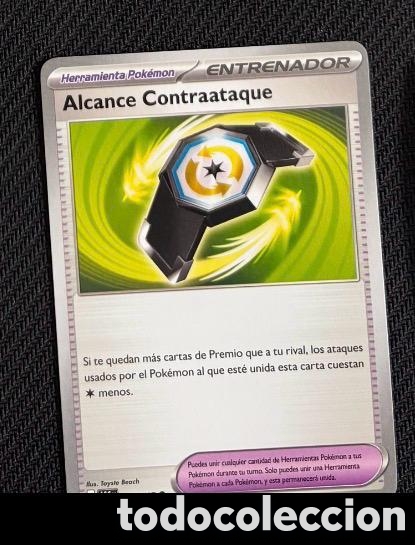Coleccionismo cromos antiguos: Alcance contraataque CARTA POKEMON TCG
