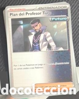 Coleccionismo cromos antiguos: Plan del profesor Turo CARTA POKEMON TCG