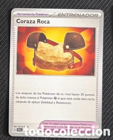 Coleccionismo cromos antiguos: 192/198 Coraza roca CARTA POKEMON TCG