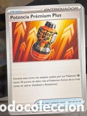 Coleccionismo cromos antiguos: 124/132 Potencia premium plus CARTA POKEMON TCG