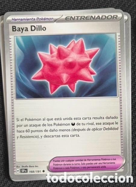 Coleccionismo cromos antiguos: 168/191 Baya Dillo CARTA POKEMON TCG