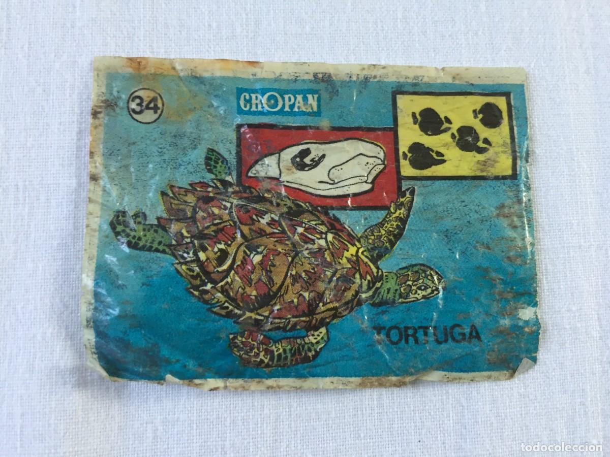Coleccionismo cromos antiguos: CROMO CROPAN SANDOKAN Y LAS HUELLAS DE LOS ANIMALES N&ordm; 34 TORTUGA