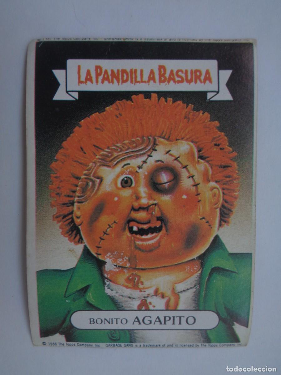 Coleccionismo cromos antiguos: CROMO DE LA PANDILLA BASURA : N&ordm; 21 , BONITO AGAPITO . DE SUPER POP , 1986