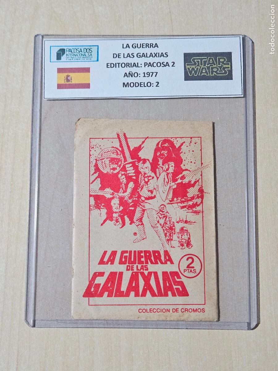 Coleccionismo cromos antiguos: LA GUERRA DE LAS GALAXIAS - STAR WARS PACOSA 2 - 1977 - SOBRE SIN ABRIR - MODELO 2