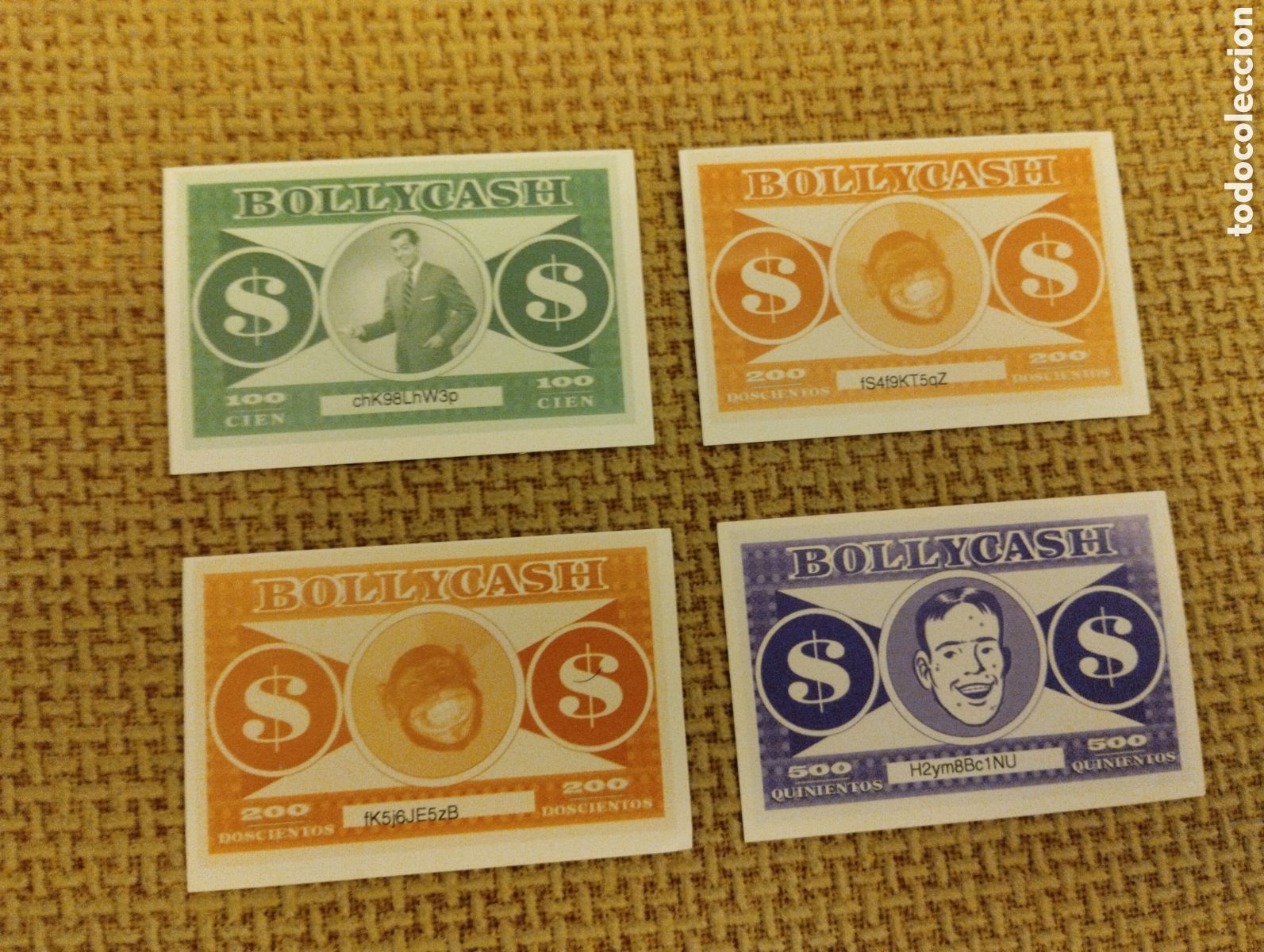 Collectable Antique Stickers: Lote Bollycash Bollycao